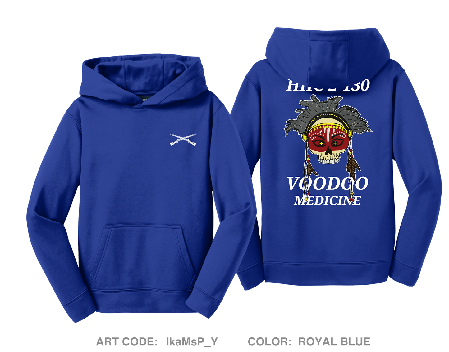 HHC 2-130 IN Medics Hi-Tech Performance Unisex Youth hoodie- IkaMsP_Y