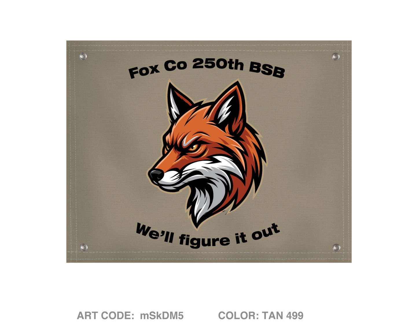 Fox Co 250th BSB Banner Flag Fundraising Collection - mSkDM5