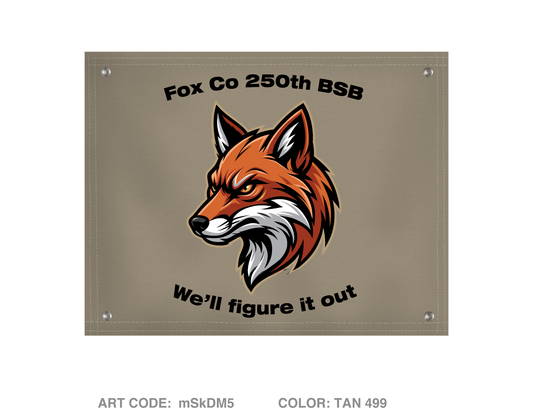 Fox Co 250th BSB Banner Flag Fundraising Collection - mSkDM5