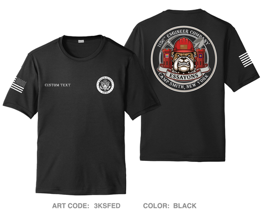 CUSTOM 1156th EN CO Hi-Tech Performance Unisex SS Tee - 3KSFED