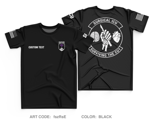 CUSTOM SICU Core Men's SS Performance Tee - fszRsE
