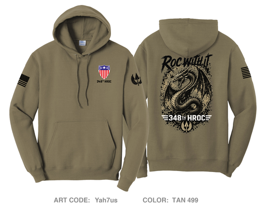 348TH HROC Comfort Unisex Hooded Sweatshirt - Yah7us