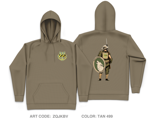 2nd Battalion, 319th Regiment Core Men's Hooded Performance Sweatshirt - ZQJKBV