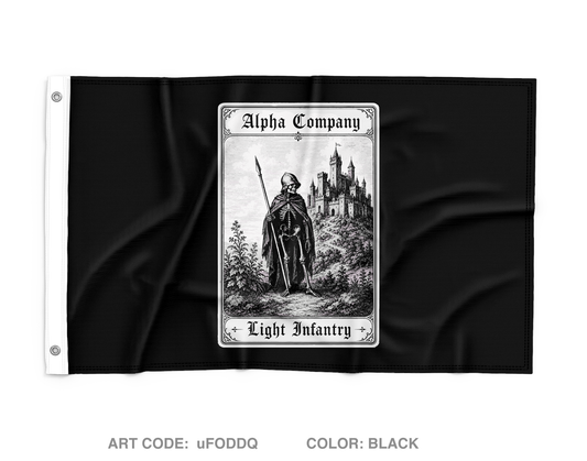 Alpha Company 1-110th Infantry Wall Flag - uFODDQ