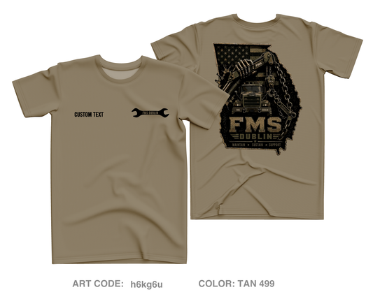 CUSTOM FMS Dublin Fundraising Collection Core Men's SS Performance Tee - h6kg6u