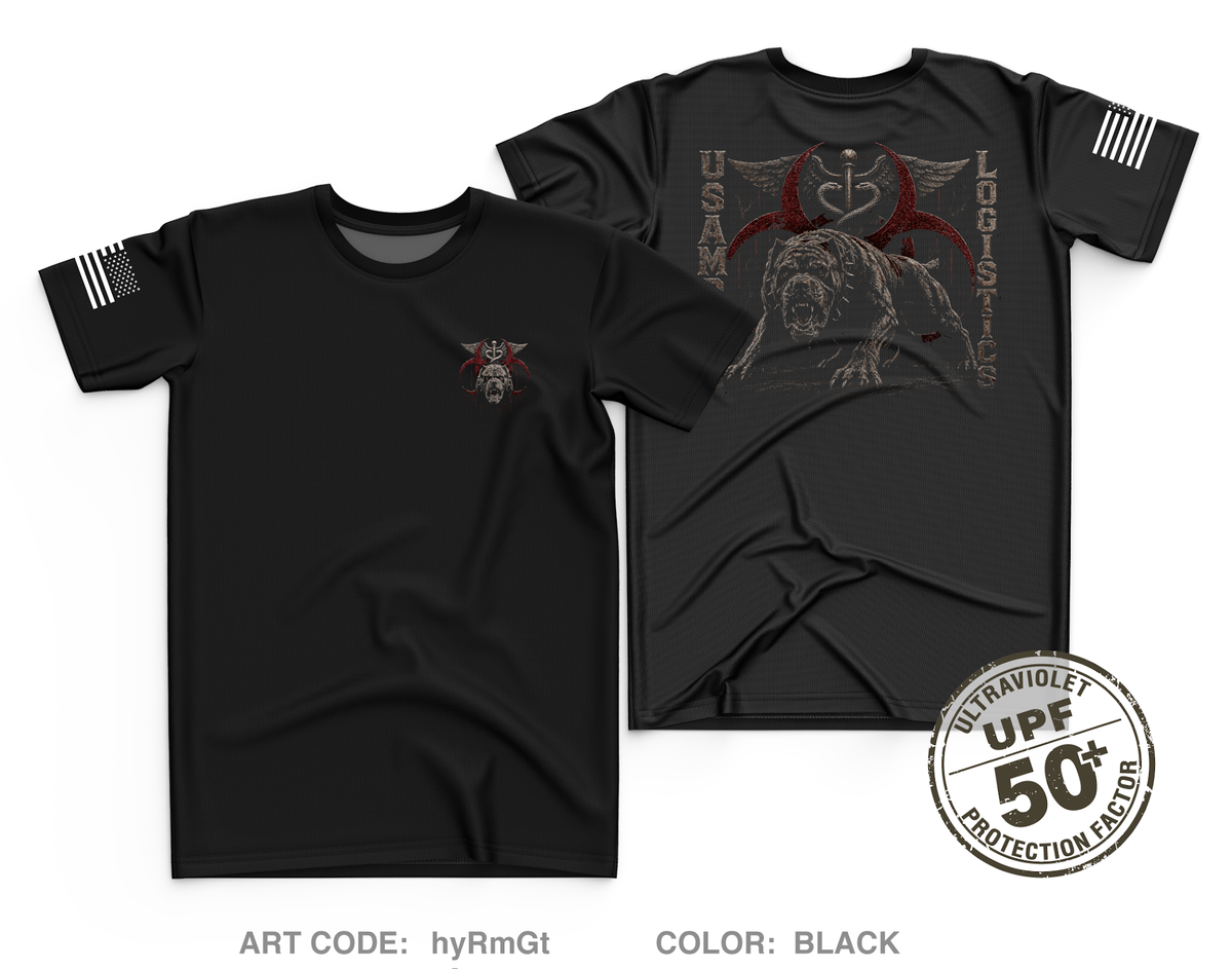 USAMRIID Logistics Core Men's UPF 50+ Performance SS Tee - hyRmGt