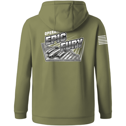 CUSTOM Operation Epic Fury Hi-Tech Performance Hoodie - Supersonic