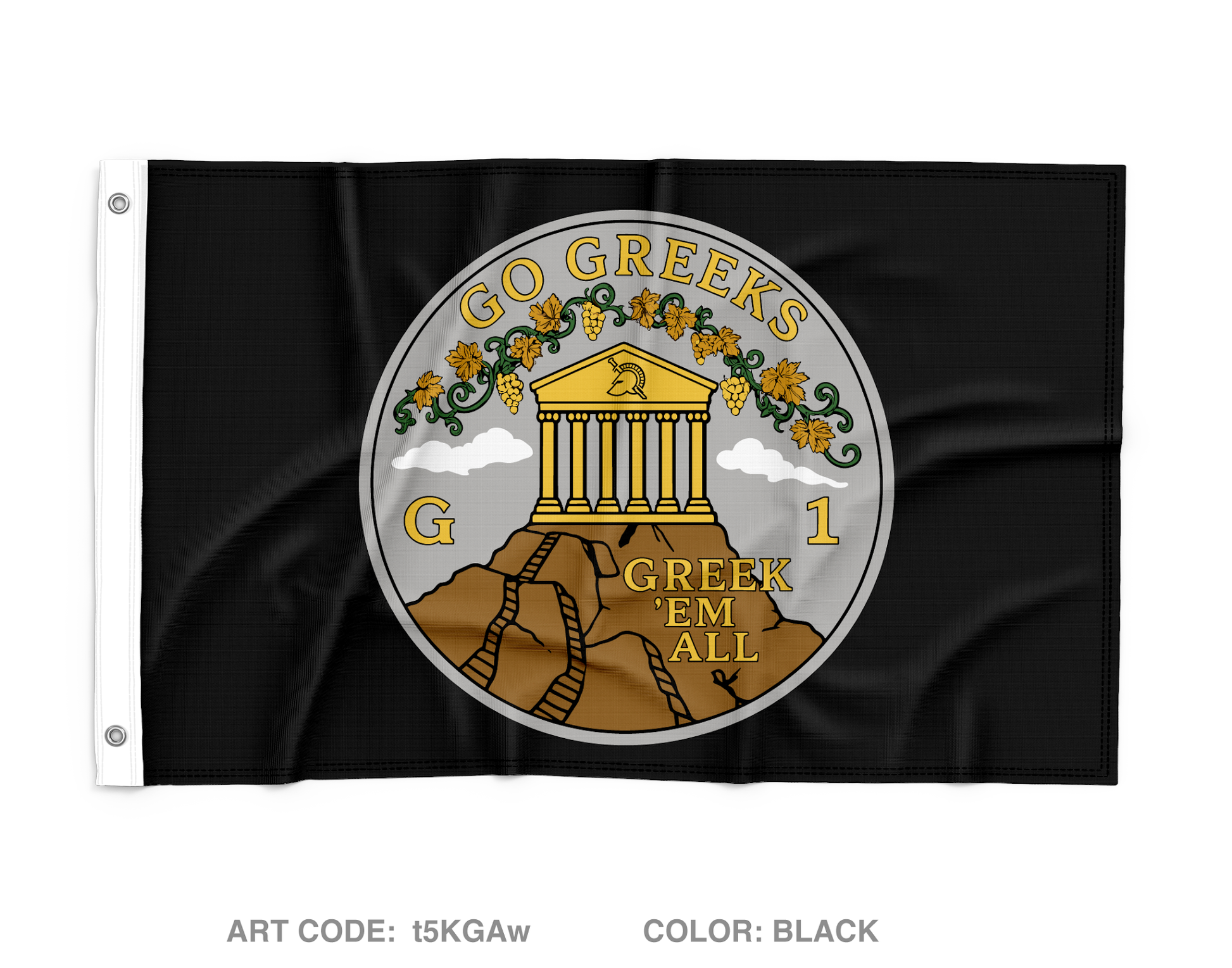 G1 Greeks Fundraising Collection Wall Flag - t5KGAw