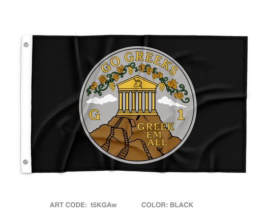 G1 Greeks Fundraising Collection Wall Flag - t5KGAw