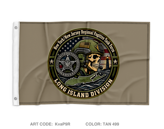 USMS NY/NJ RFTF Long Island Wall Flag - KvaP9R