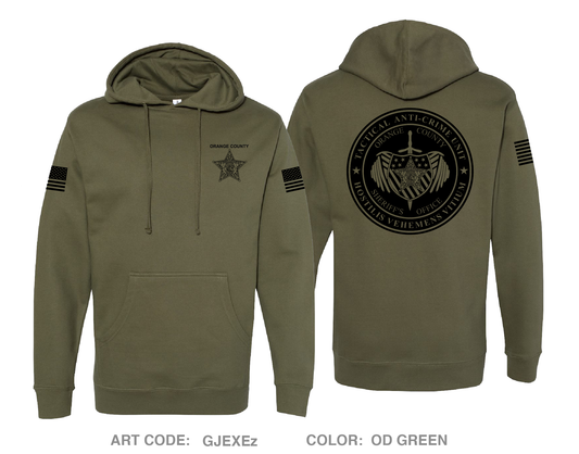 OCSO TAC Comfort Unisex Hooded Sweatshirt - GJEXEz