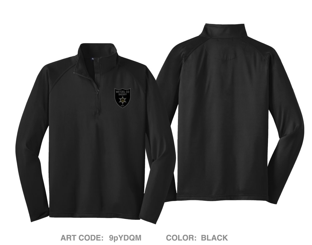 Wetzel County Sheriff Hi-Tech Performance Quarter-Zip Fleece Jacket - 9pYDQM