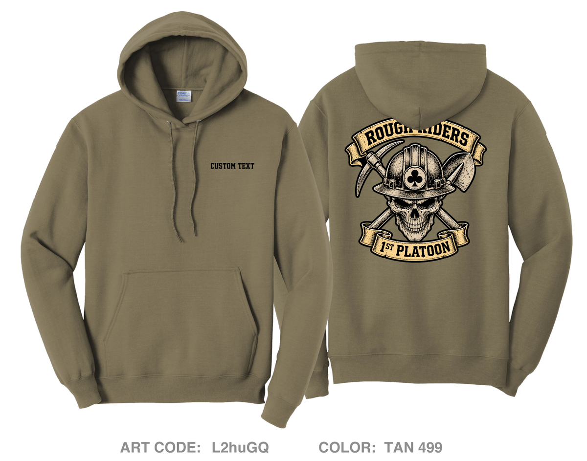 CUSTOM 130th ESC 1st PLT Comfort Unisex Hooded Sweatshirt - L2huGQ