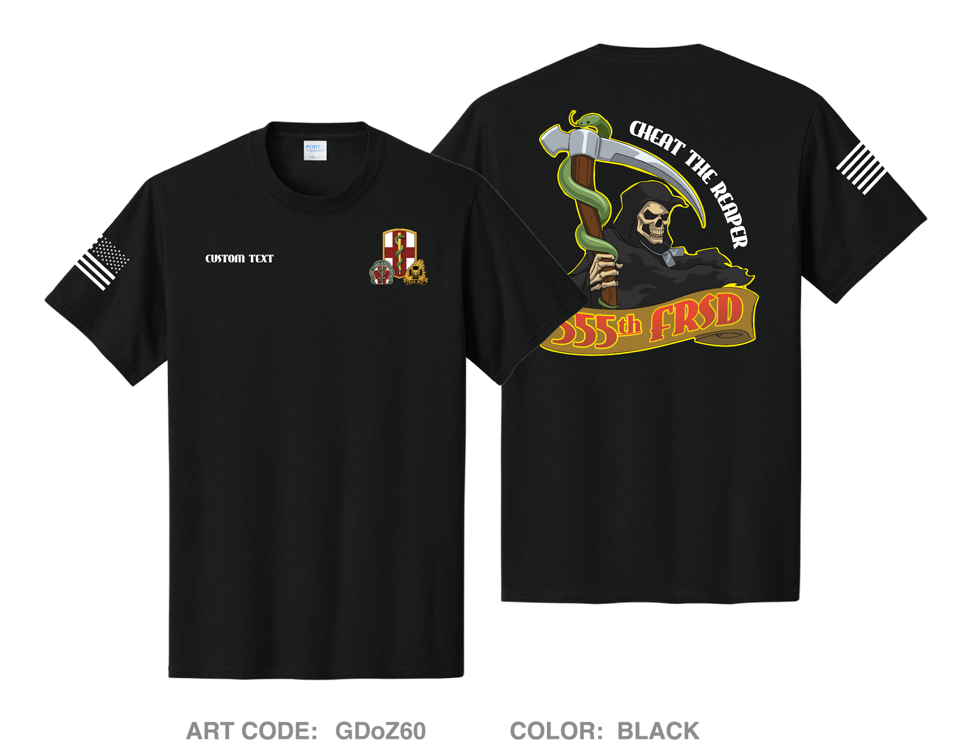 CUSTOM 555th FRSD Comfort Unisex Cotton SS Tee - GDoZ60