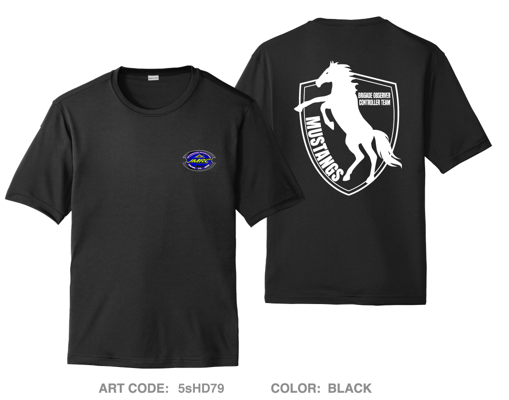 JMRC Mustang Team Hi-Tech Performance Unisex SS Tee - 5sHD79