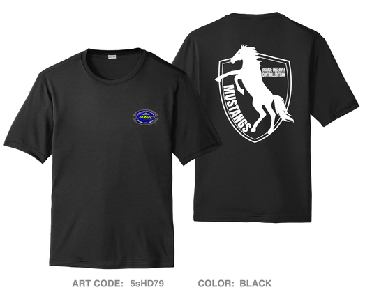 JMRC Mustang Team Hi-Tech Performance Unisex SS Tee - 5sHD79