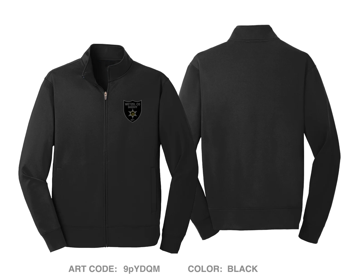 Wetzel County Sheriff Hi-Tech Performance Full-Zip Fleece Jacket - 9pYDQM