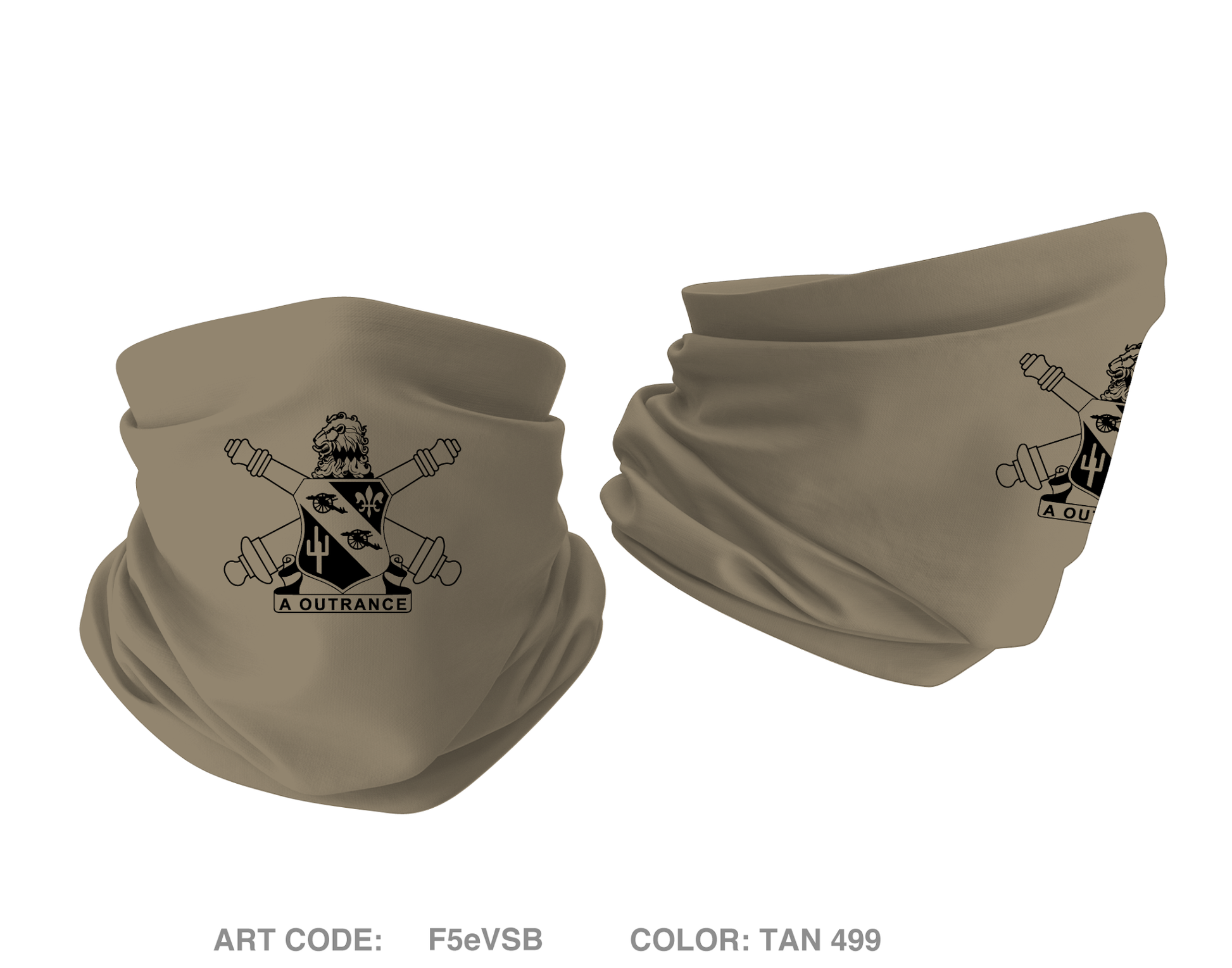 3D Battalion 112TH Field Artillery Regiment Gaiter - F5eVSB
