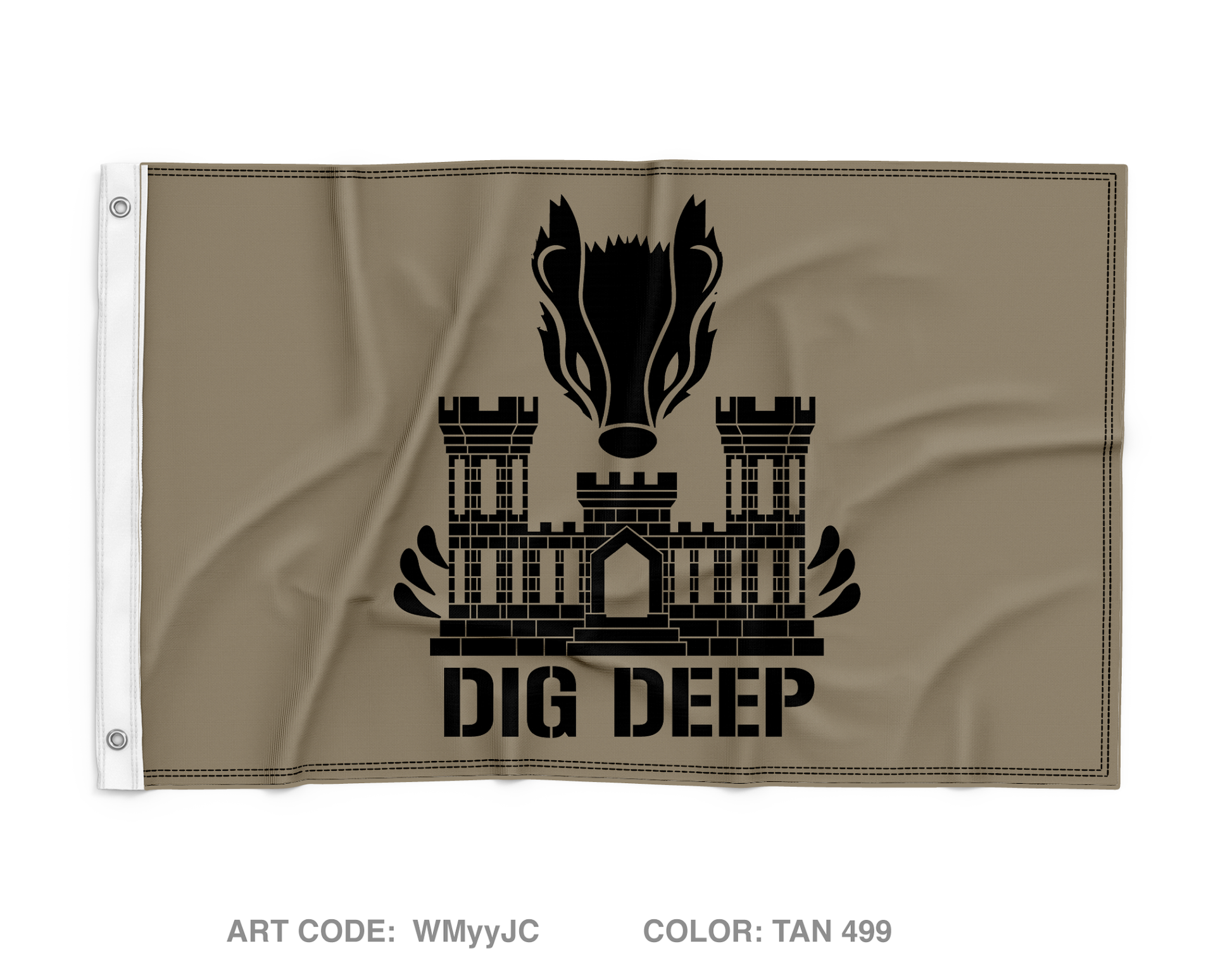 381 ESC Wall Flag - WMyyJC