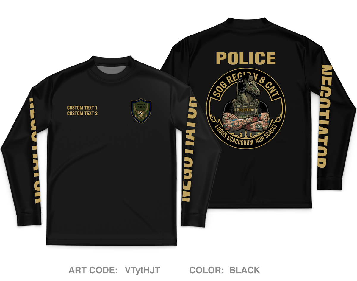 CUSTOM Region 8 HNT Core Men's LS Performance Tee - VTytHJT