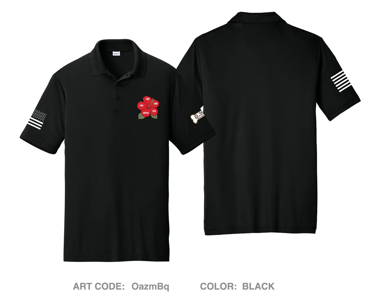 TAMC PAD Hi-Tech Performance Men's SS Polo - OazmBq