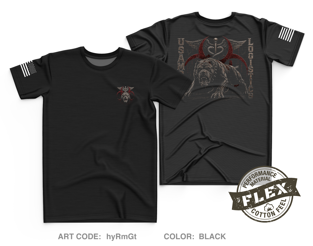 USAMRIID Logistics Core Men's SS Flex Performance Tee - hyRmGt