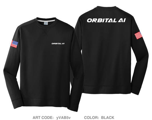 Orbital AI Hi-Tech Performance Crewneck Sweatshirt - yVAB5v