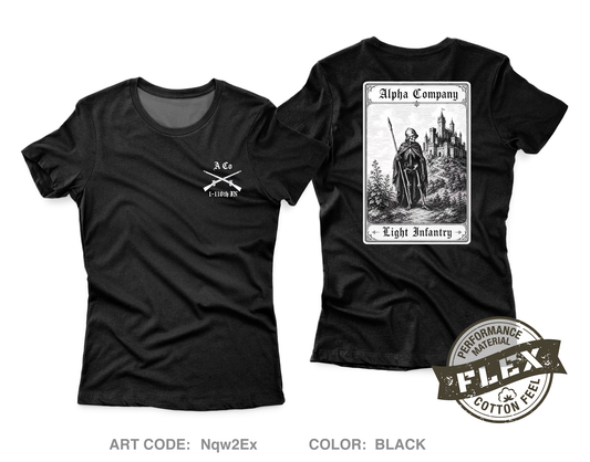 Alpha Company 1-110th Infantry Core Women's SS Flex Performance Tee - Nqw2Ex