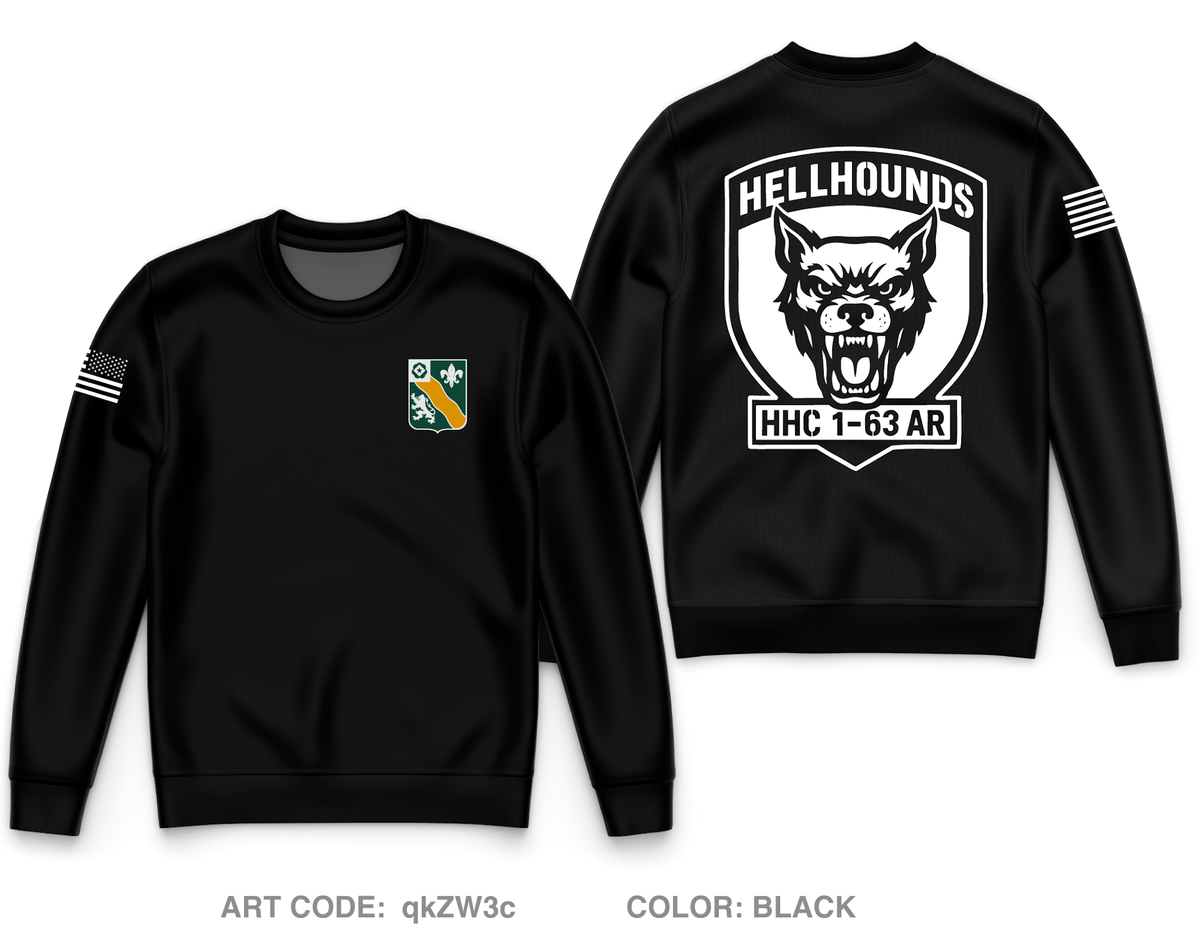 HHC 1-63 AR Core Men's Crewneck Performance Sweatshirt - qkZW3c