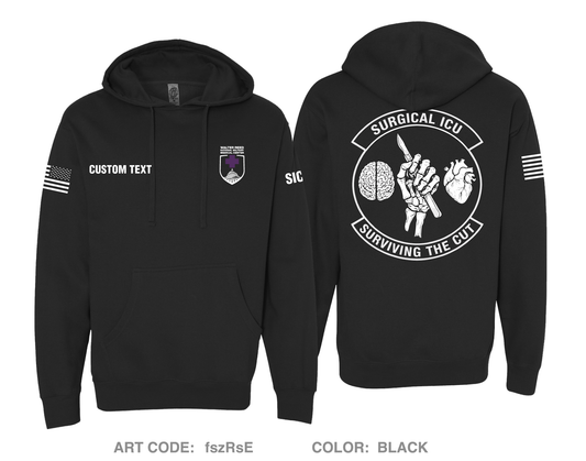 CUSTOM SICU Comfort Unisex Hooded Sweatshirt - fszRsE