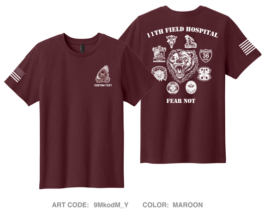 CUSTOM 11th Field Hospital Comfort Youth cotton short sleeve tee - 9MkodM