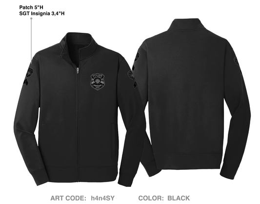 Nixon Police K9 Hi-Tech Performance Full-Zip Fleece Jacket - h4n4SY
