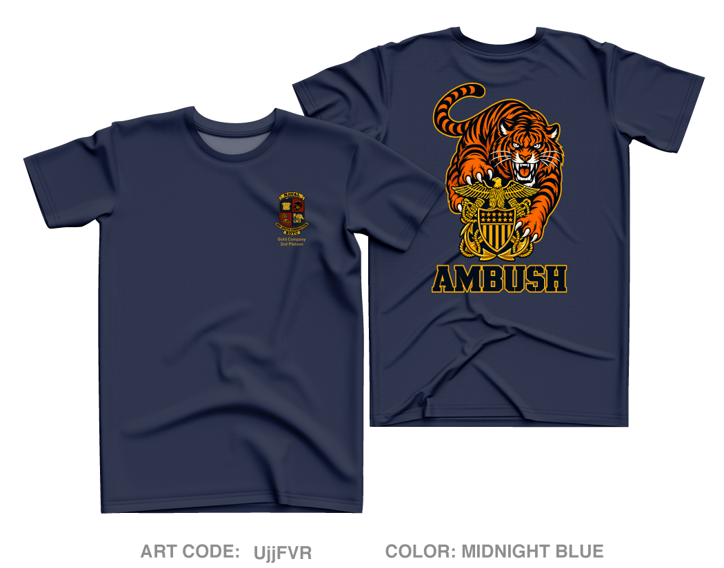 University of Memphis NROTC Core Men's SS Performance Tee - UjjFVR