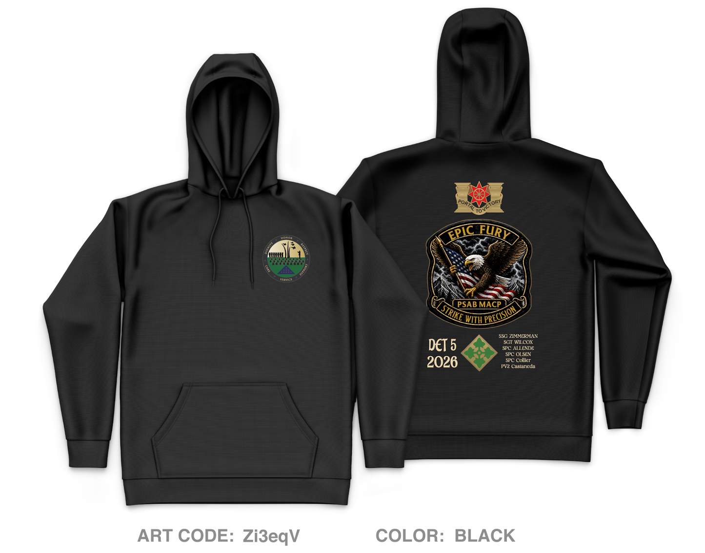 PSAB Team Core Men's Hooded Performance Sweatshirt - Zi3eqV