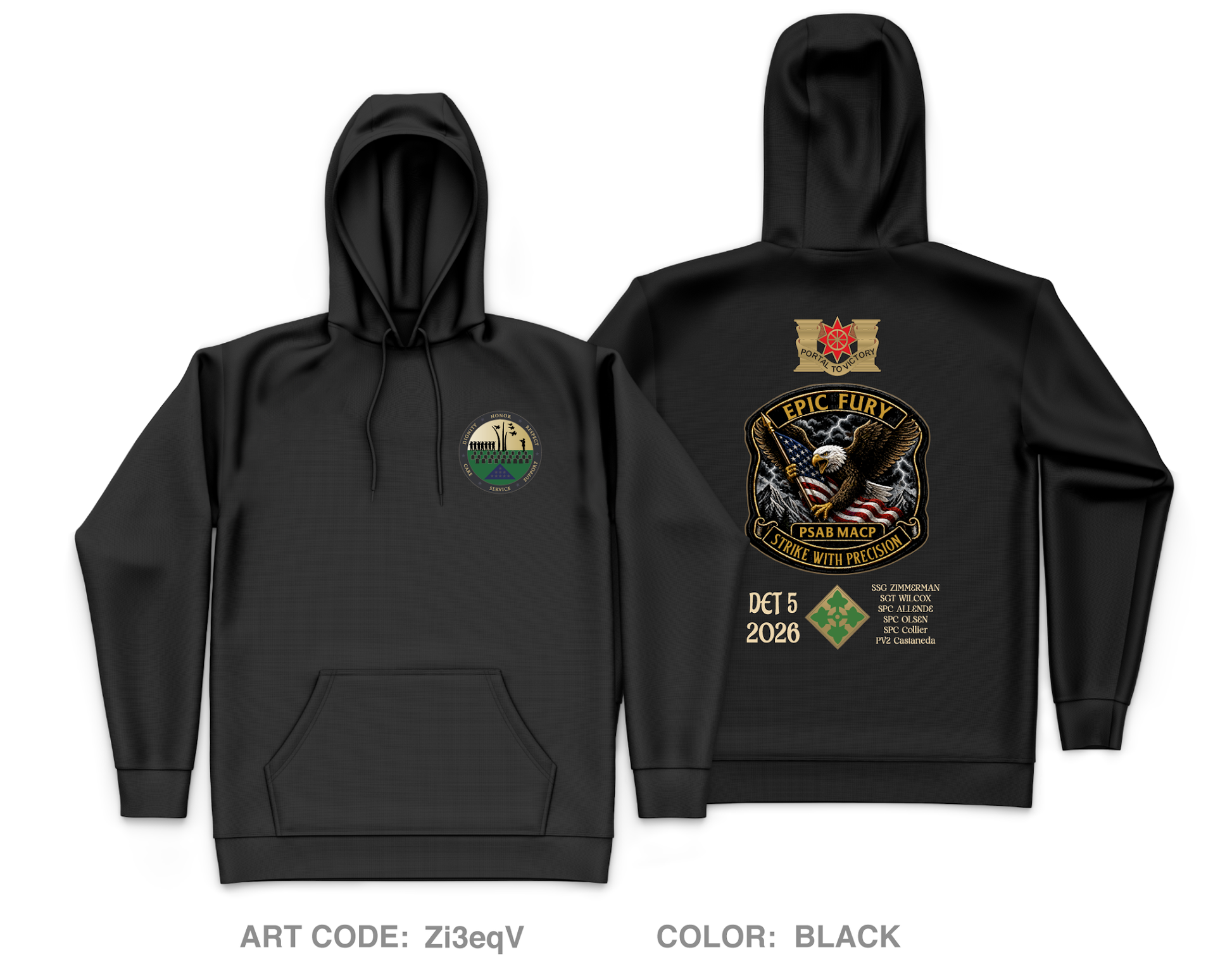 PSAB Team Core Men's Hooded Performance Sweatshirt - Zi3eqV