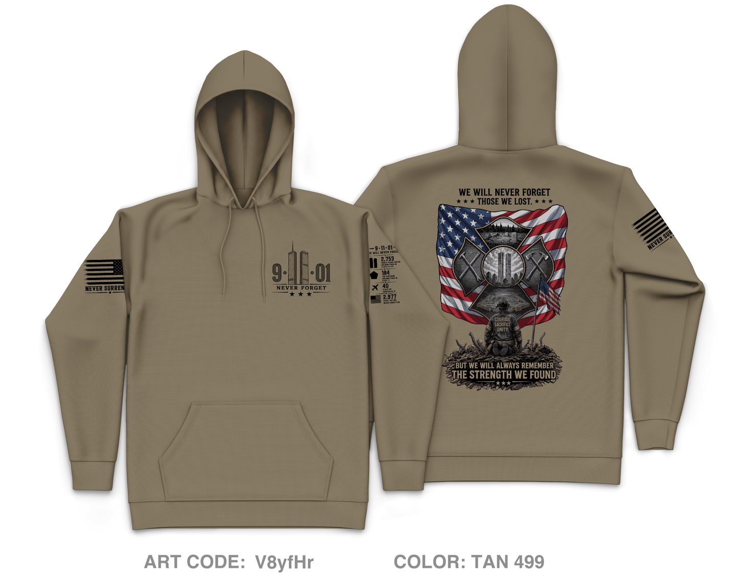 396th MCGA Core Men's Hooded Performance Sweatshirt - V8yfHr
