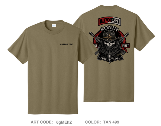 CUSTOM RECON 4-70AR Comfort Unisex Cotton SS Tee - 6gMEhZ