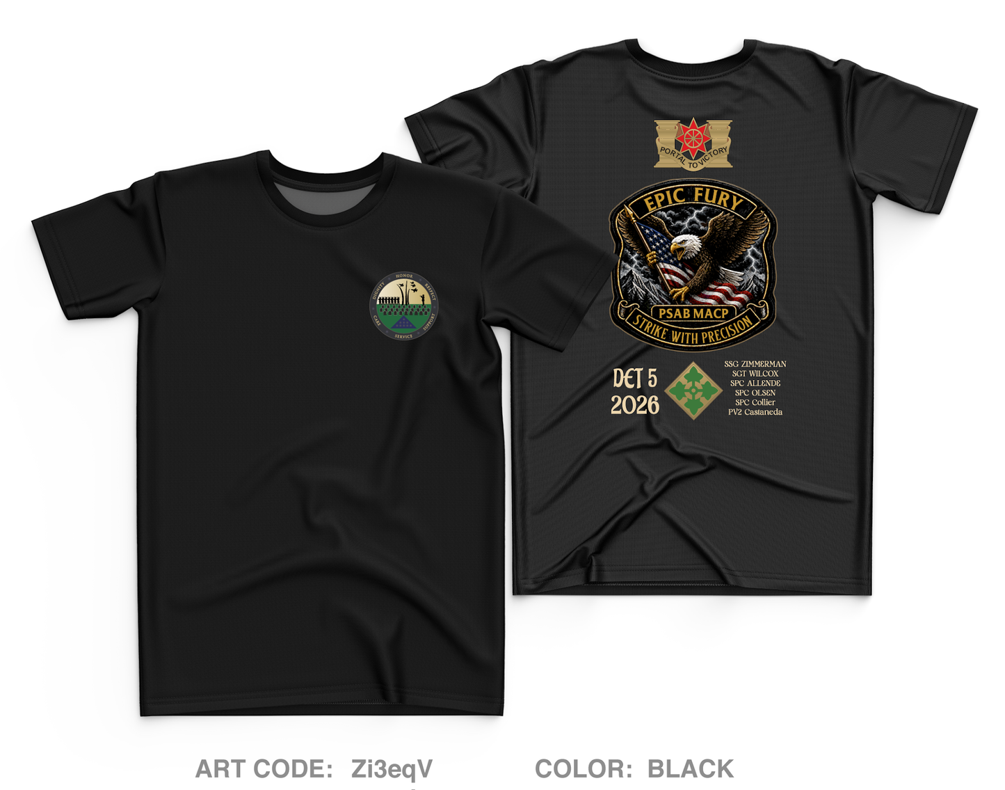 PSAB Team Core Men's SS Performance Tee - Zi3eqV