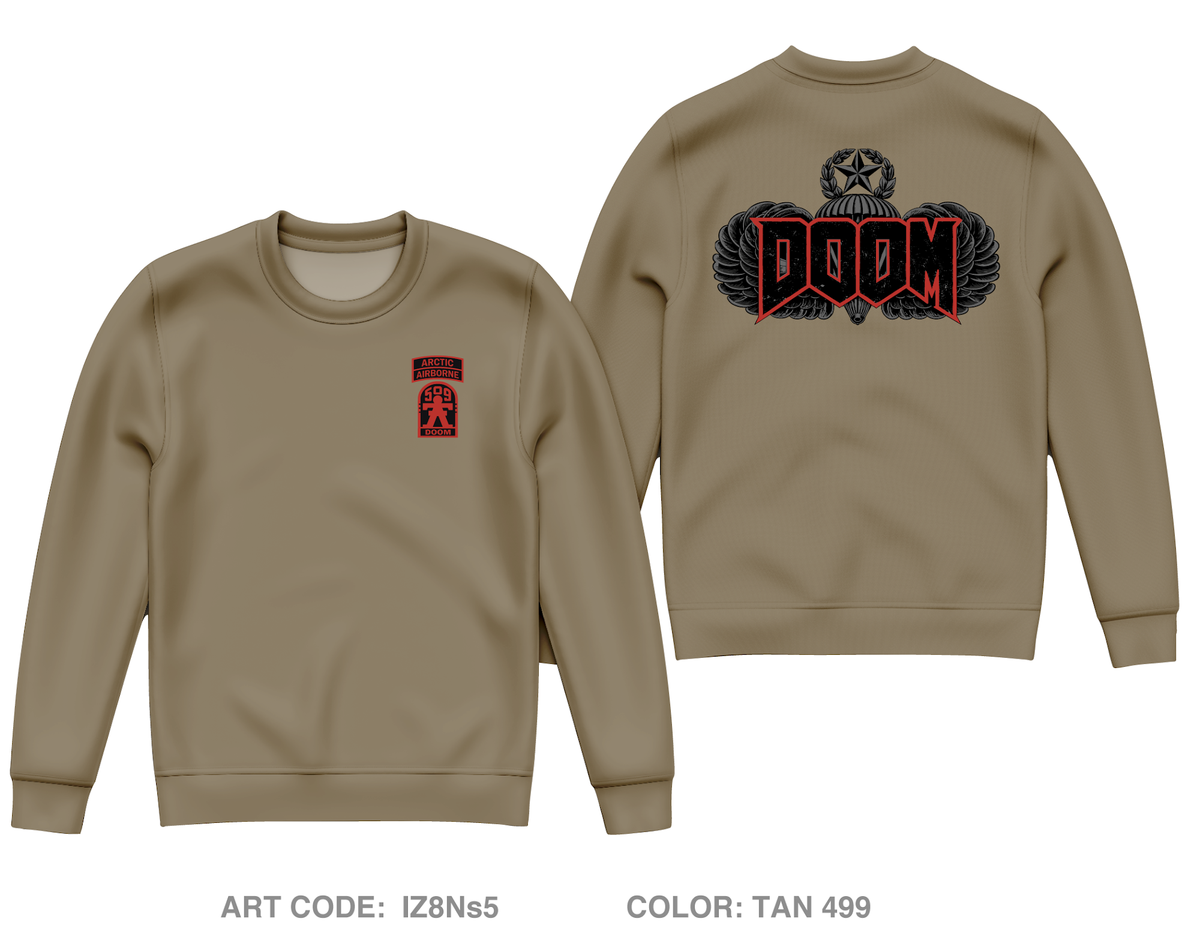 Doom 3-509 Core Men's Crewneck Performance Sweatshirt - IZ8Ns5
