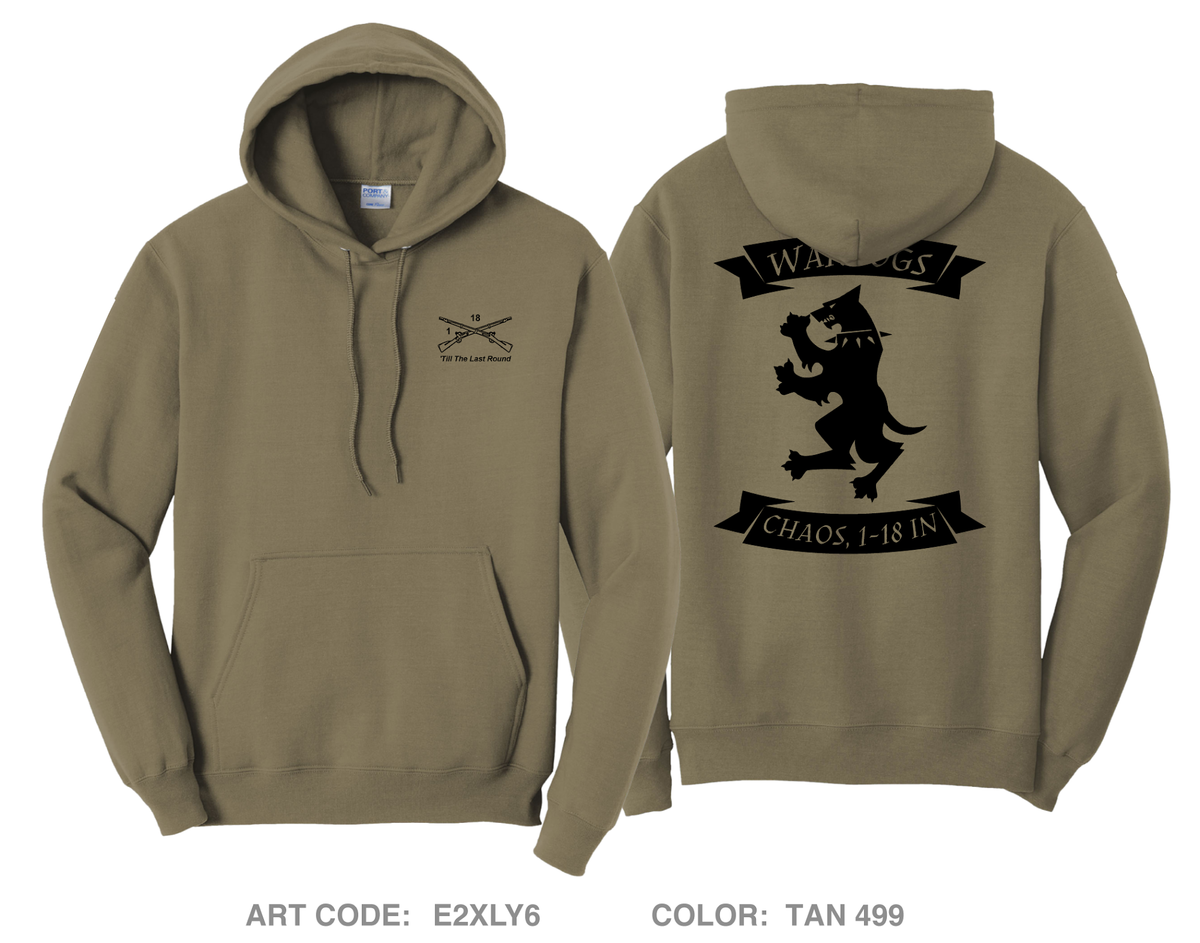 Wardogs Comfort Unisex Hooded Sweatshirt - E2XLY6