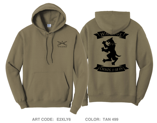 Wardogs Comfort Unisex Hooded Sweatshirt - E2XLY6