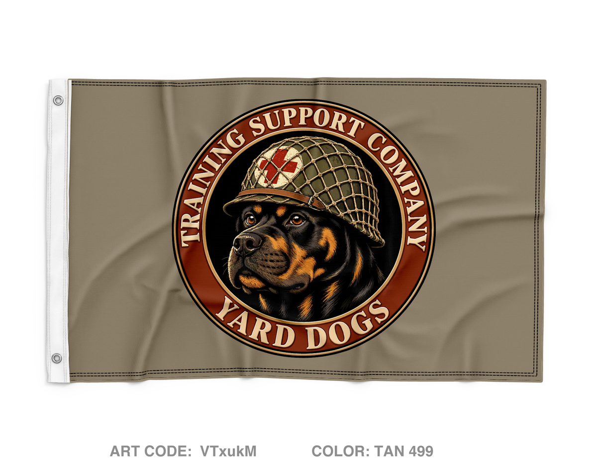 Training Support Company Yard Dogs Wall Flag - VTxukM