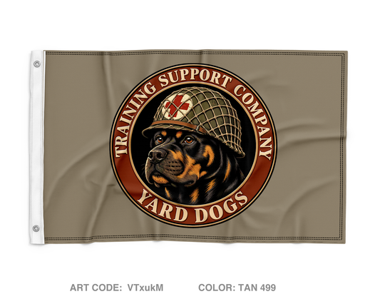 Training Support Company Yard Dogs Wall Flag - VTxukM