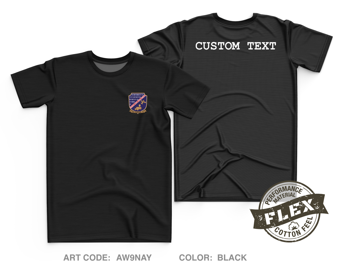 CUSTOM Marine Detachment Fort Gordon Core Men's SS Flex Performance Tee - AW9NAY