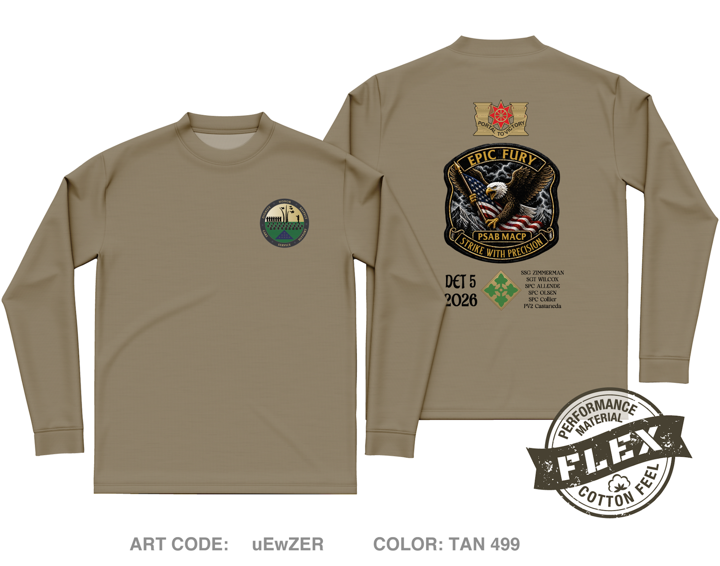 PSAB Team Core Men's LS Flex Performance Tee - uEwZER