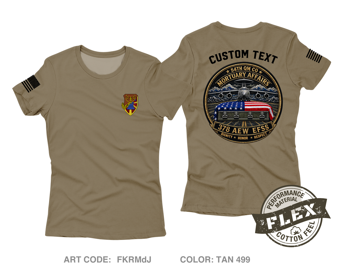 CUSTOM 54th/378th MA Core Women's SS Flex Performance Tee - FKRMdJ