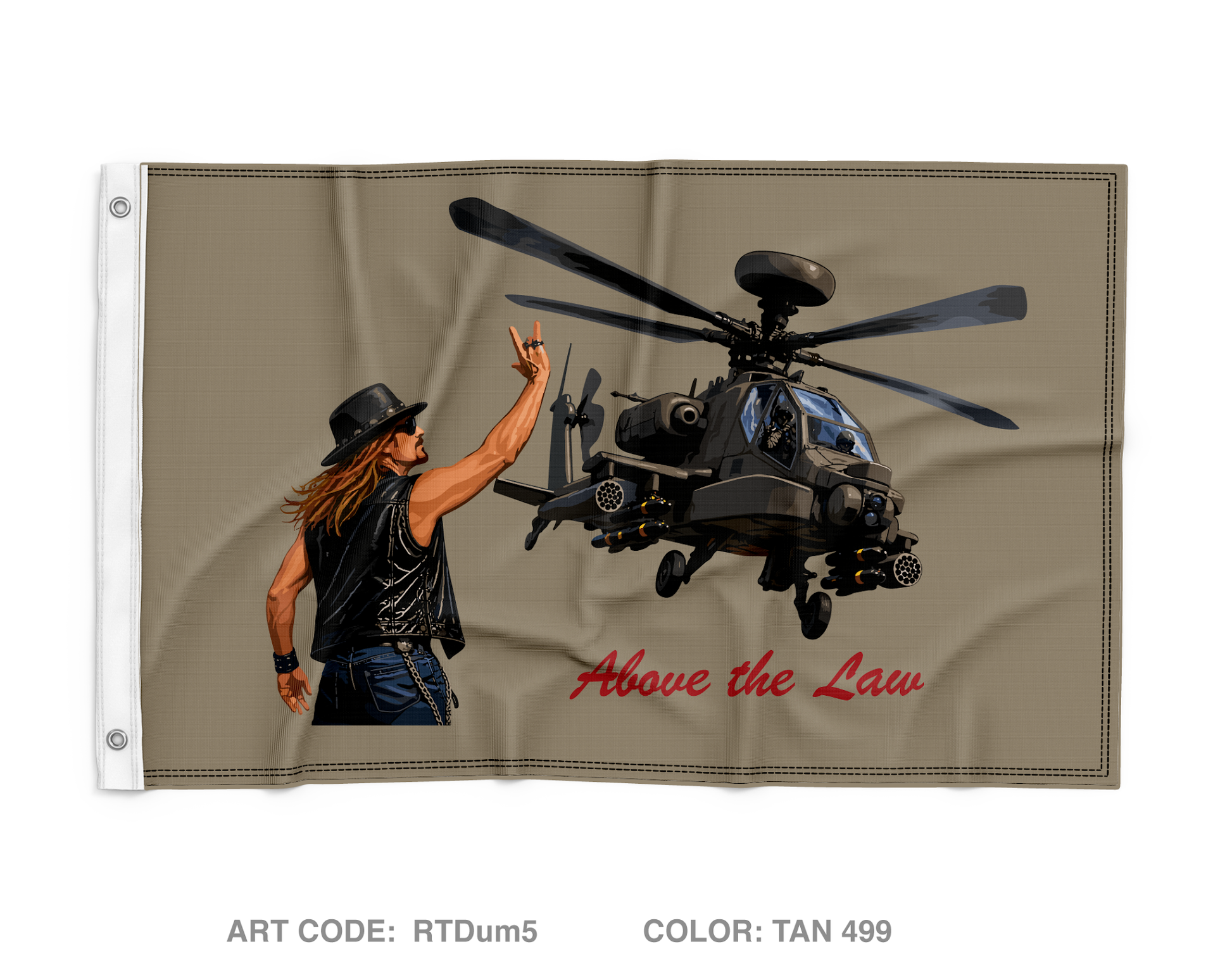 Brigade Legal Section CAB, 1ID Wall Flag - RTDum5
