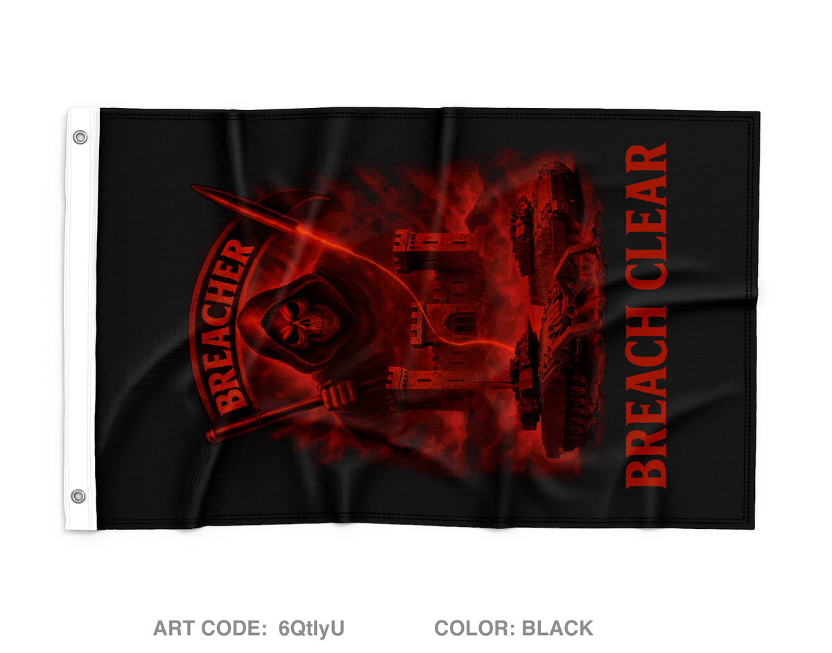 82CEC-A (BREACHER), 16EN BN Wall Flag - 6QtlyU
