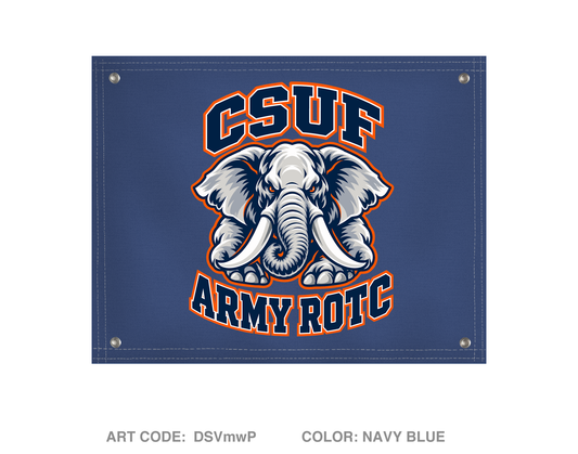 Cal State Fullerton Army ROTC Fundraising Collection Banner Flag - DSVmwP