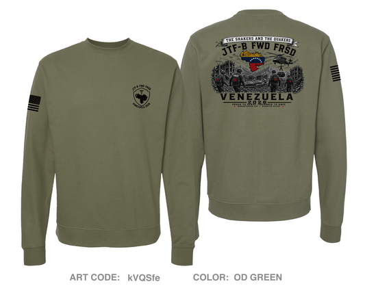 JTFB FRSD Venezuela Comfort Unisex Crewneck Sweatshirt - kVQSfe